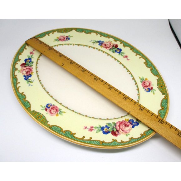 Vintage Platter Myott's Royal Crown England 10" x 7-3/4" Replacement Serveware - Picture 3 of 5
